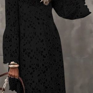 Robe Bohème en Dentelle Ajourée – Luna