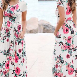 Robe Bohème Florale – Estelle