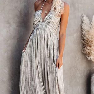 Robe Bohème Grise – Capucine