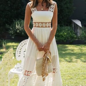 Robe de Mariée Bohème Florale Fluide – Clarence