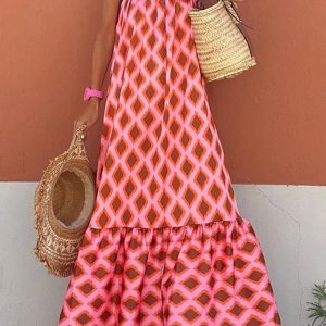 Robe Trapèze Bohème Longue – Clao