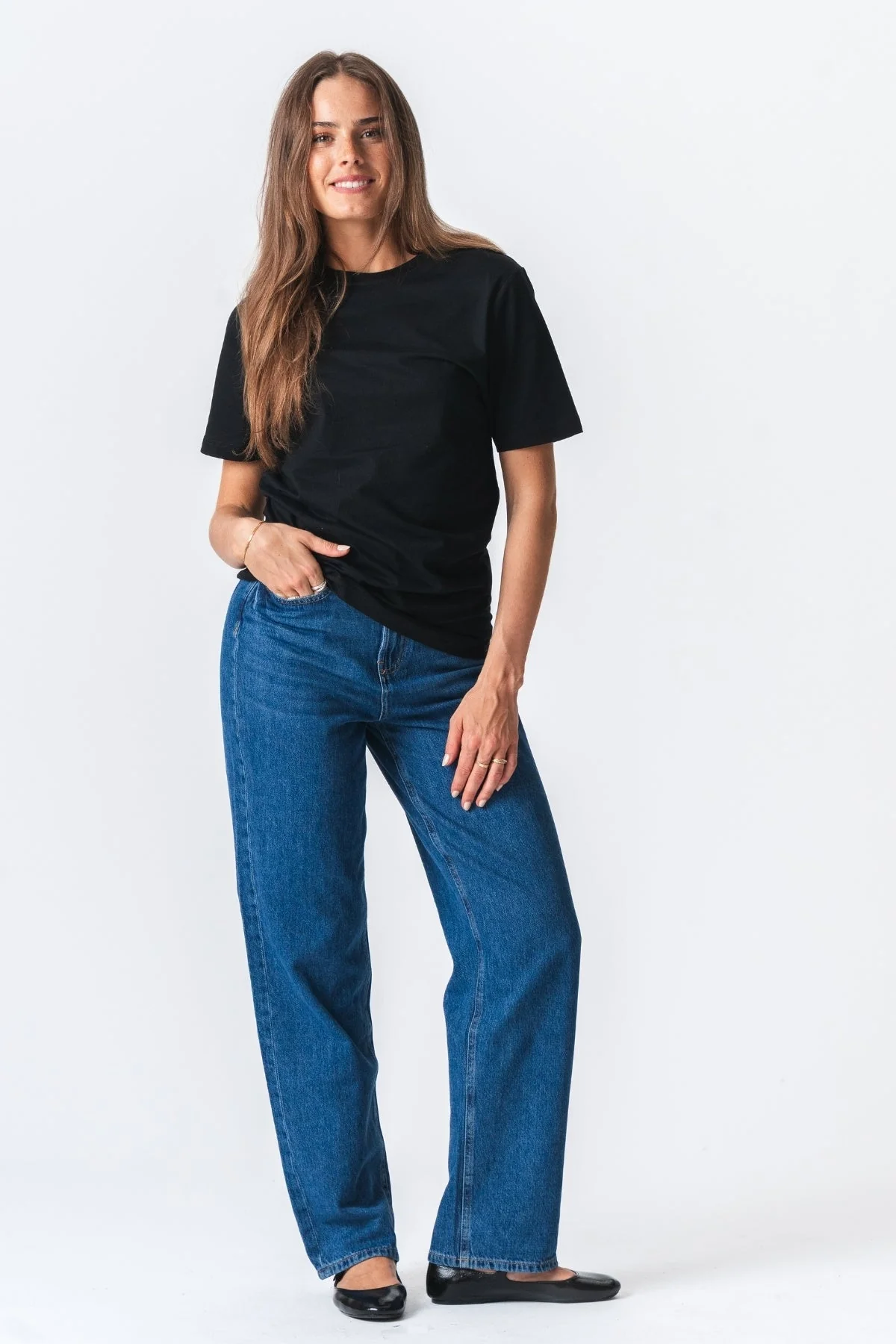 Boyfriend tee - noir – Image 2