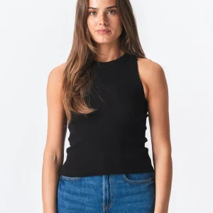 Haut côtelé - noir