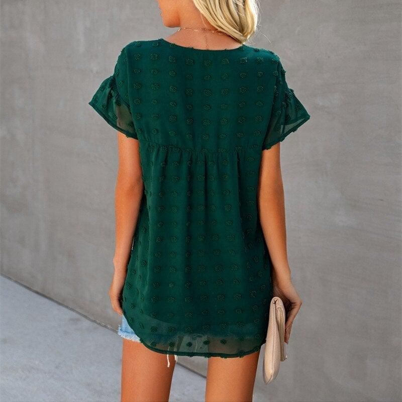 Tunique Bohème Verte – Image 4