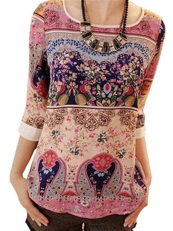 Tunique Longue Femme Bohème – Image 4