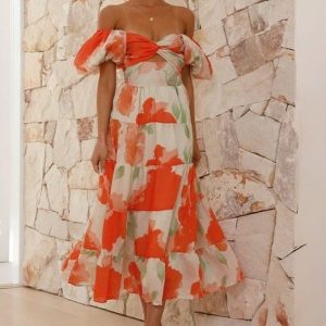 Robe Bohème Champêtre Chic