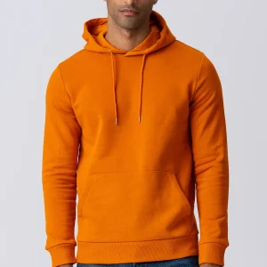 Sweat à capuche de base - Orange