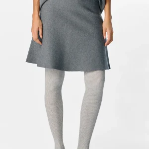Jupe à tricot courte Reynard HW - mélange gris moyen
