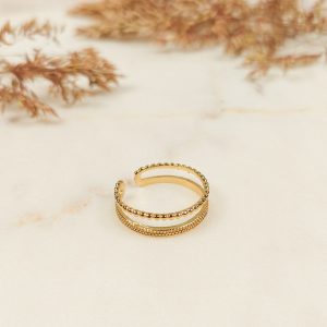 Bague Anneau Double Bohème