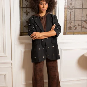 Blazer oversize à œillets Karen