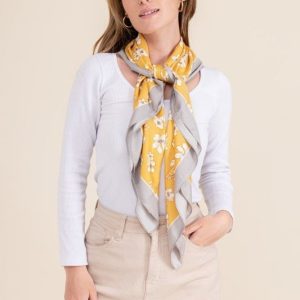 Foulard Carré Bohème Fleur