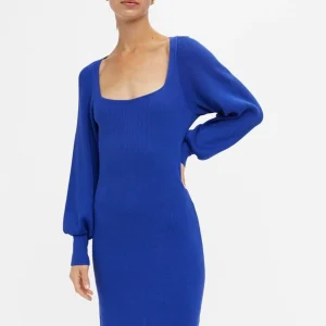 Agnes Strik Kjole - Clematis-Blue