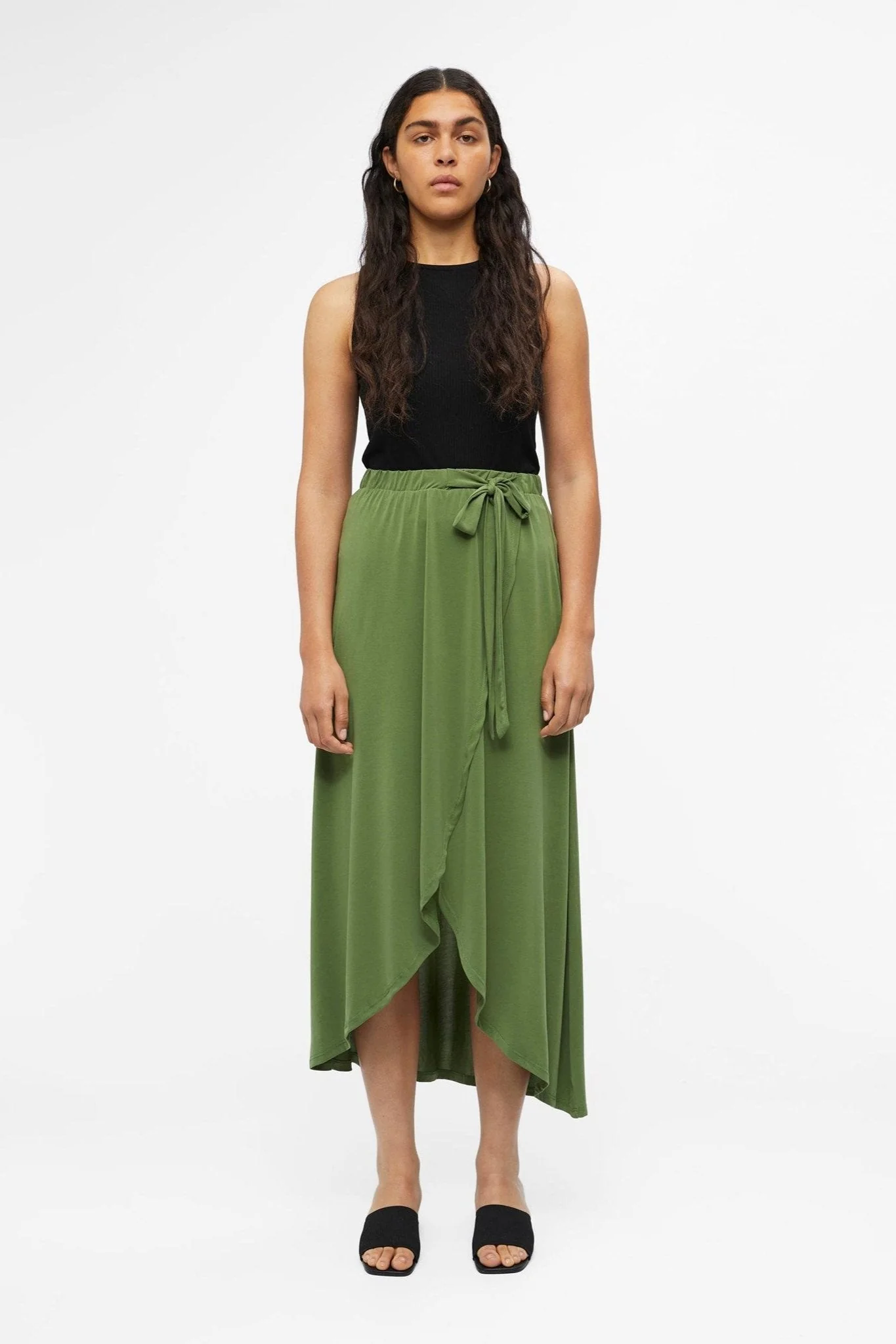 Jannie Maxi Jupe - Vineyard Green – Image 2