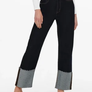 Jeans à taille haute Megan - Bleu en denim