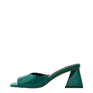 Anlise Croco Sandal - Parakeet