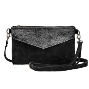 Pochette Bohème Cuir Suède