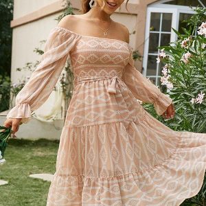 Robe Beige Mariage  Champêtre