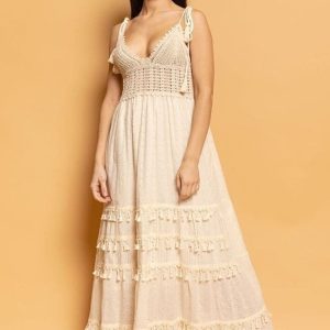 Robe Bohème Hippie Crochet