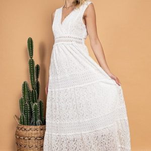 Robe Bohème Longue Dentelle