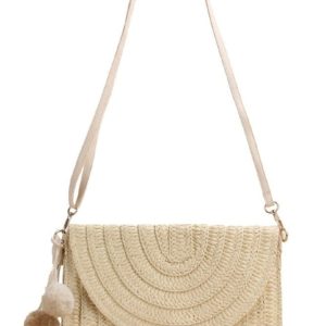 Sac Pochette Paille Bohème
