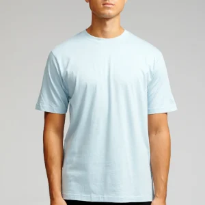 T-shirt surdimensionné - Bleu ciel