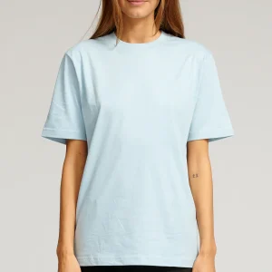T-shirt surdimensionné - bleu clair (femmes)