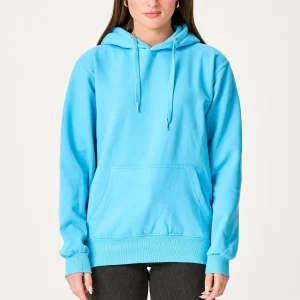 Oversized Sweat à capuche - Bleu turquoise