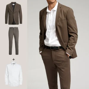 Performance Suit™️ (brun foncé) + Performance Chemise - Offre groupée