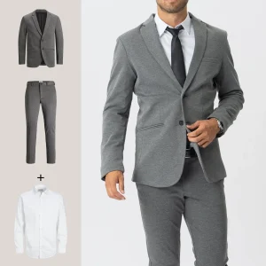 Performance Suit™️ (Gris foncé) + Performance Chemise - Offre groupée