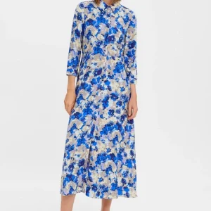 Robe de chemise Elly 3/4 - bleu nautique